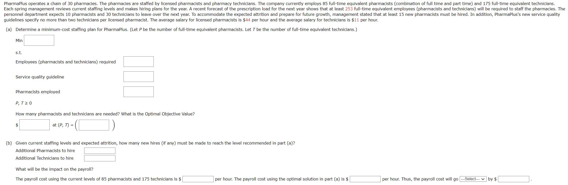 guidelines specify no more than two technicians