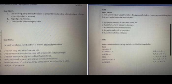 help set 1 &2 . please use the data in set 1&2,