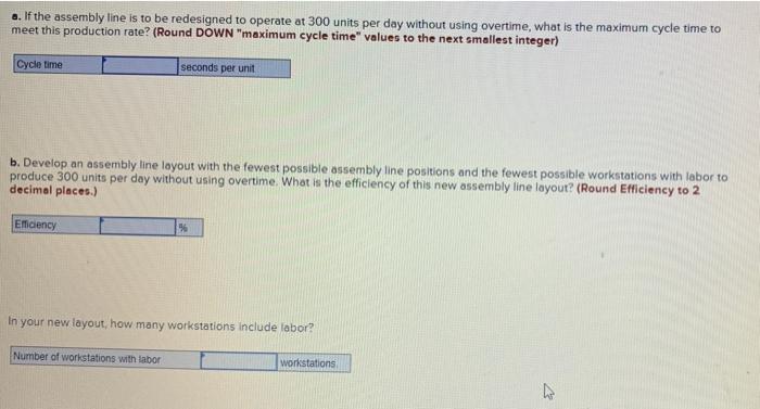 please answer all components of the one problem