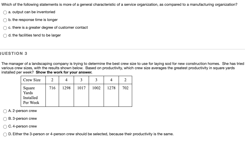 Which of the following statements is more of a