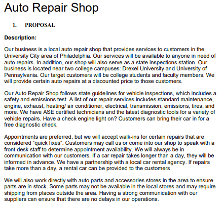 Create and new project plan for the internal