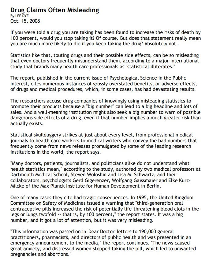 Read the following article and identify the