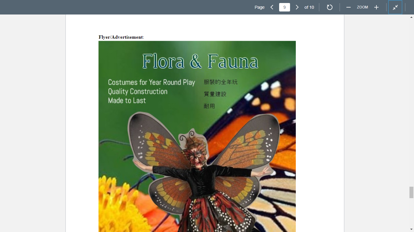 IMPORT/EXPORT MARKETING PLAN: "Exporting a unique