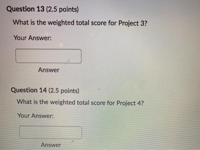 help solving these 5 questions please Weight