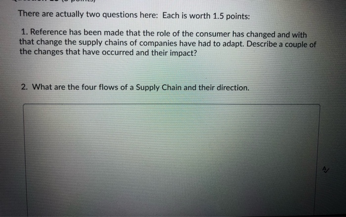 logistics There are actually two questions here: