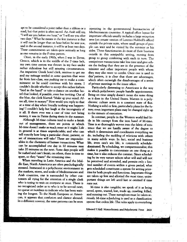 Once, in apt to be considered a point rather than