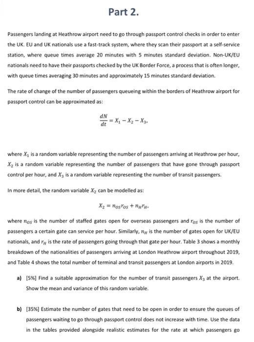Part 2. TABLE 2. PUNCTUALITY STATISTICS FOR