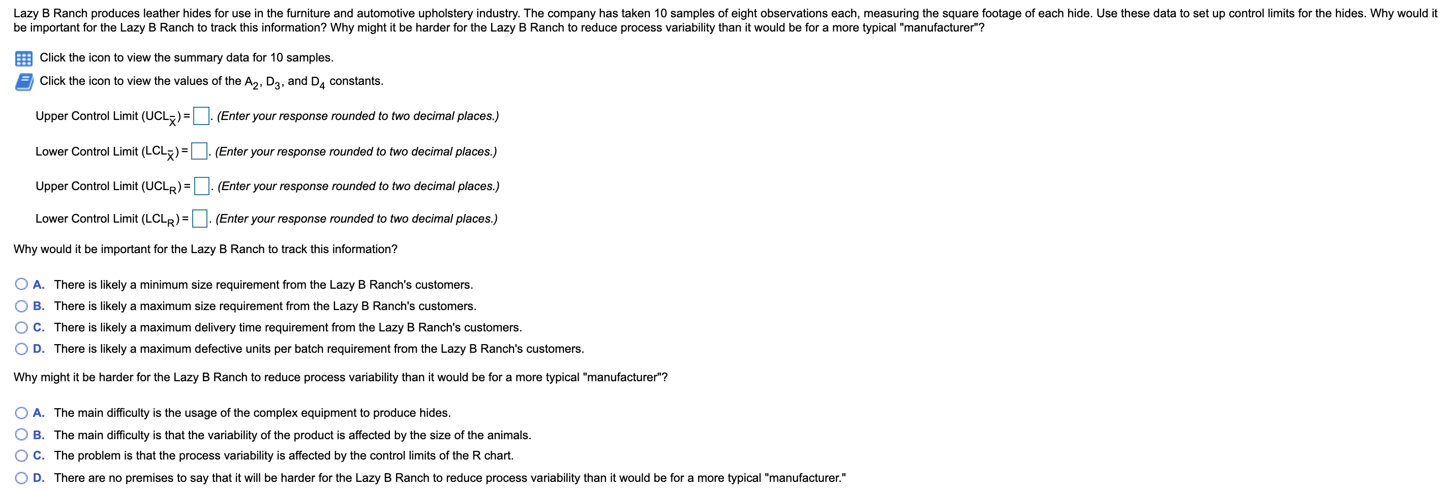 Lazy B Ranch produces leather hides for use in