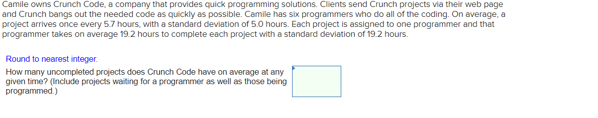 Camile owns Crunch Code, a company that provides