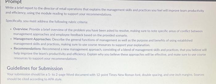 Imagine that you are an organizational consultant