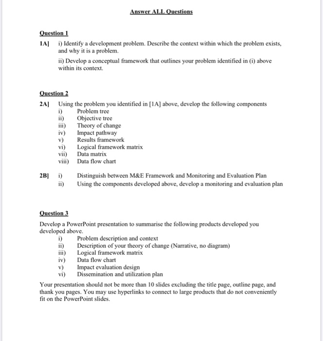 Course: Monitoring and Evaluation Workshop