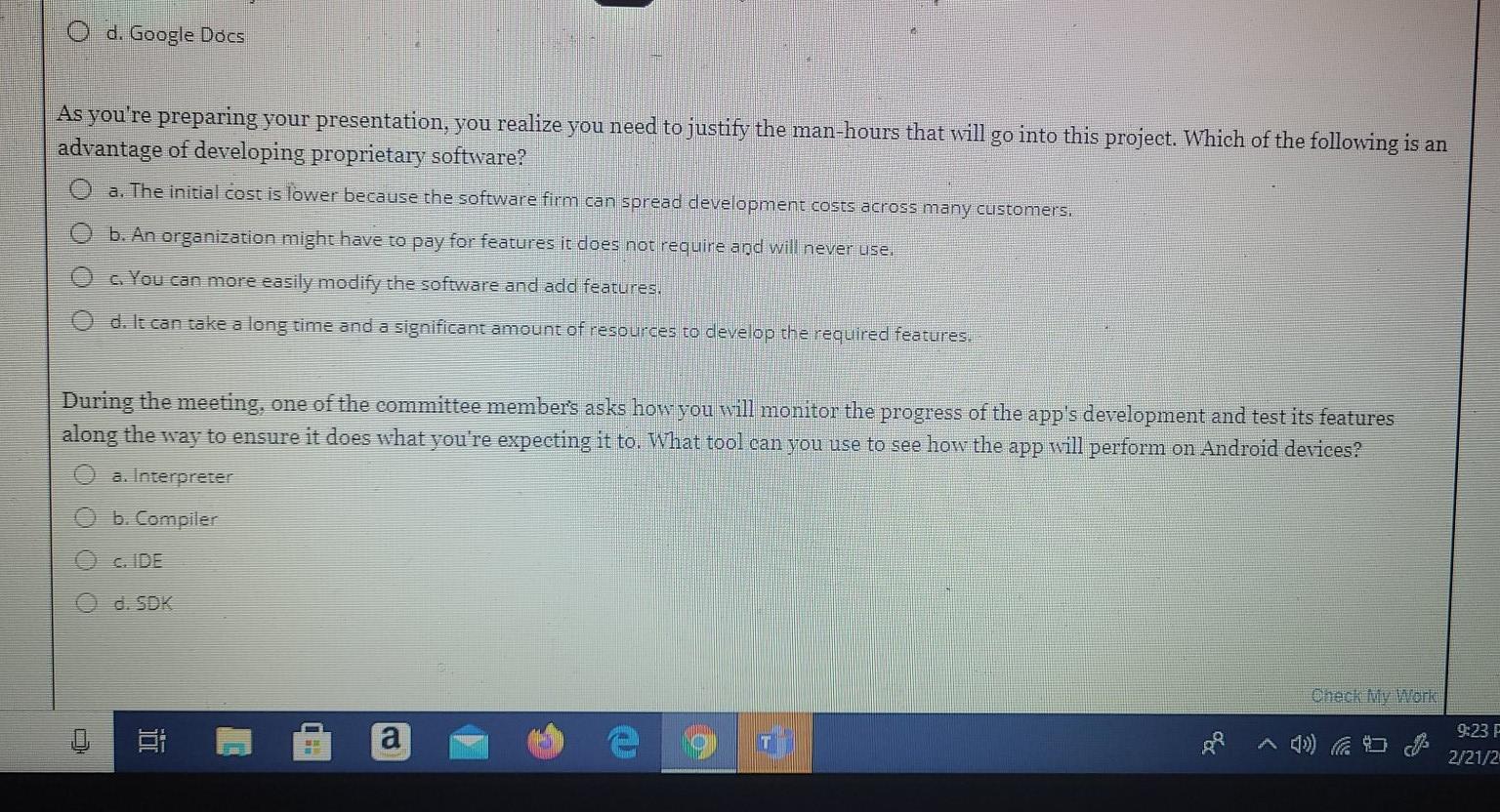 You're an HR director helping to develop a new