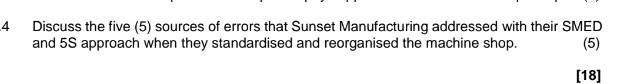 -4 Discuss the five (5) sources of errors that