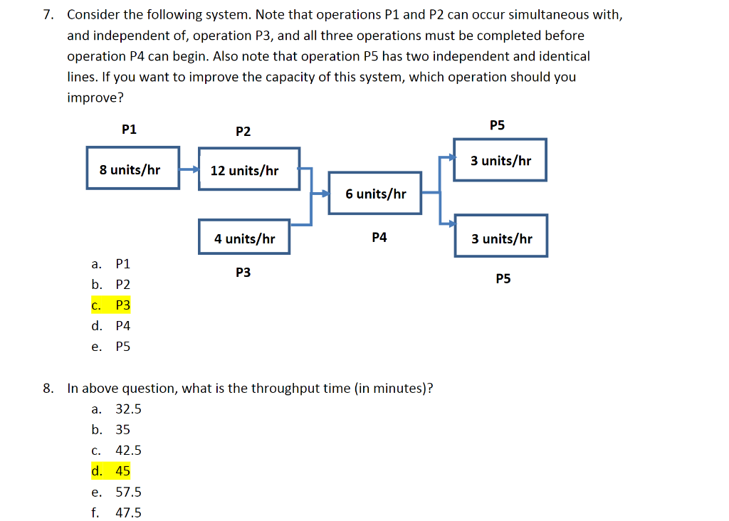 7. Consider the following system. Note that