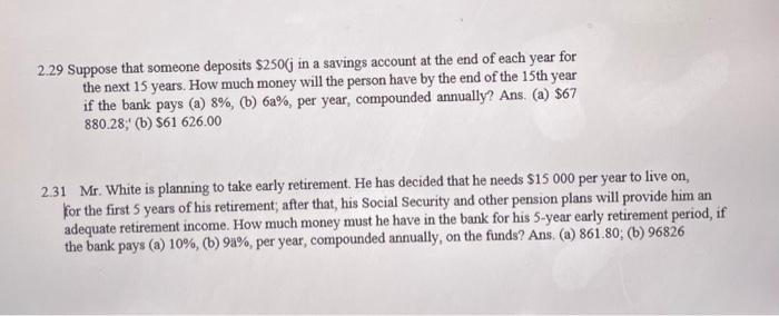 Please do 23, 25, 27 , 29 , 31 23 Suppose that