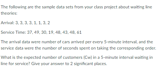 The following are the sample data sets from your