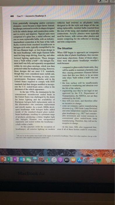 please read the case study and answer questions