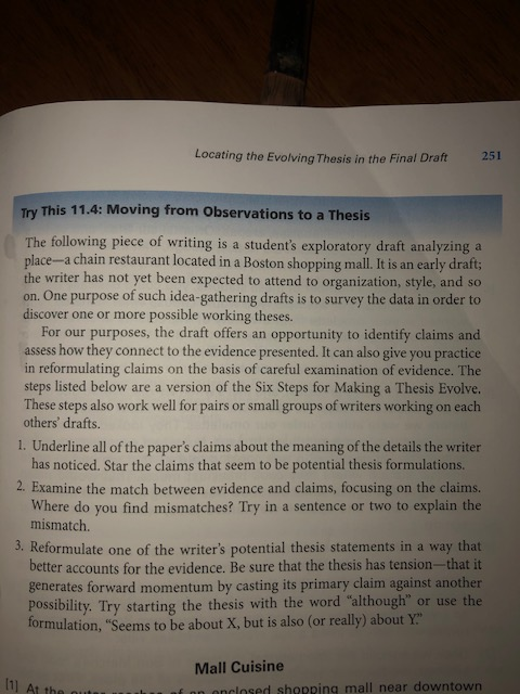 Try This 11.1 . Write a response for items 36.