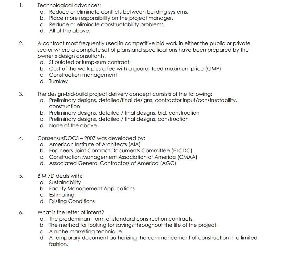1. Technological advances: a. Reduce or eliminate