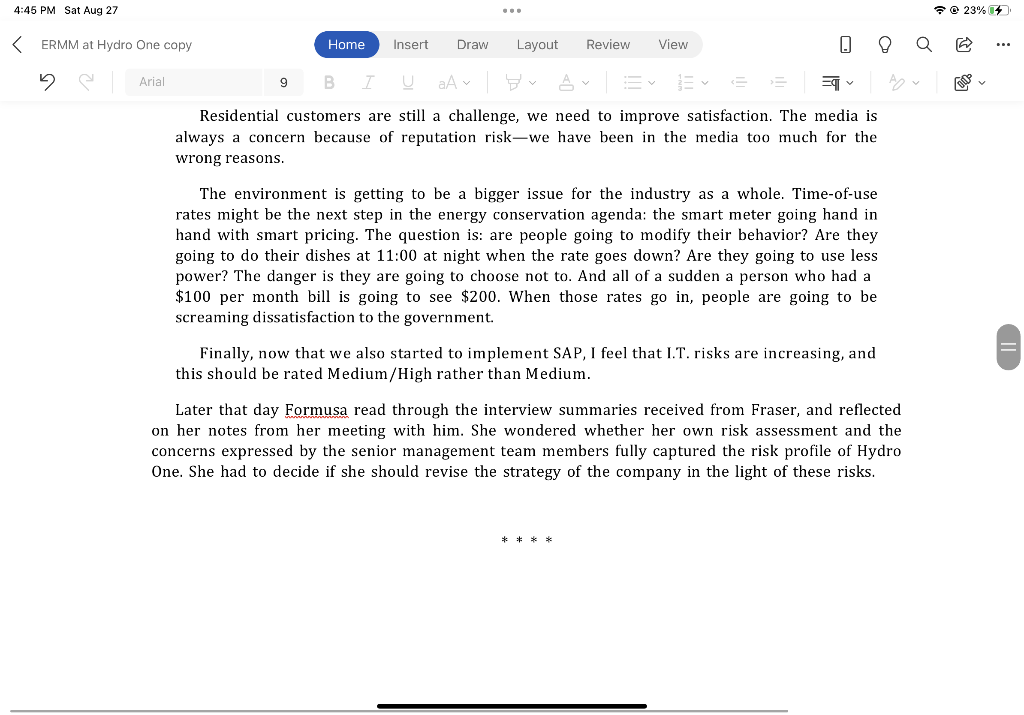 . How does Hydro One make money? 1. What are the