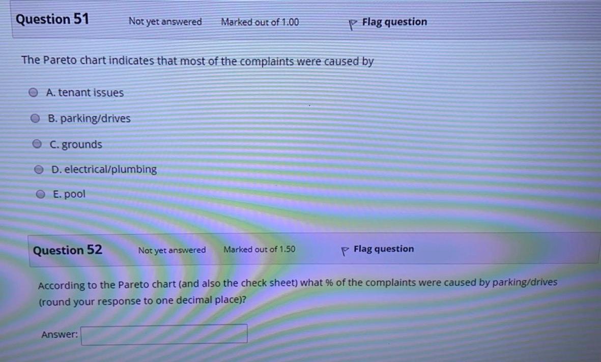 Question 51 Not yet answered Marked out of 1.00 p