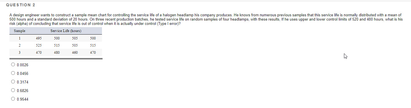 QUESTION 2 A design engineer wants to construct a