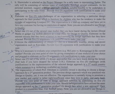 be 1. Ir Sharwinder is selected as the Project