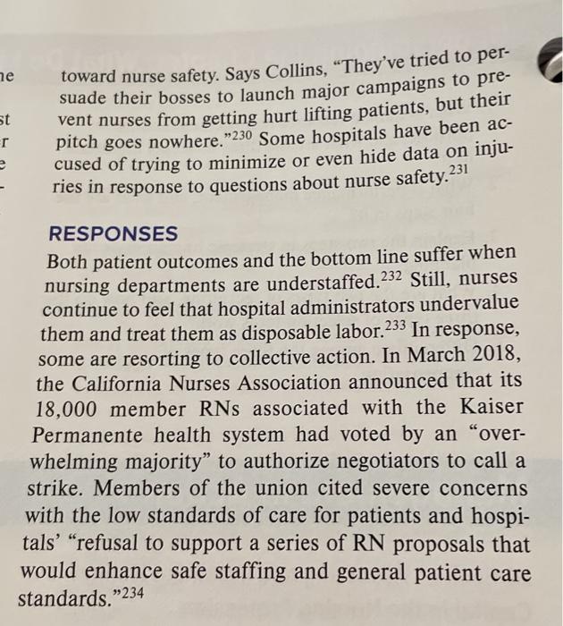 Please read the Management In Action Case on p.