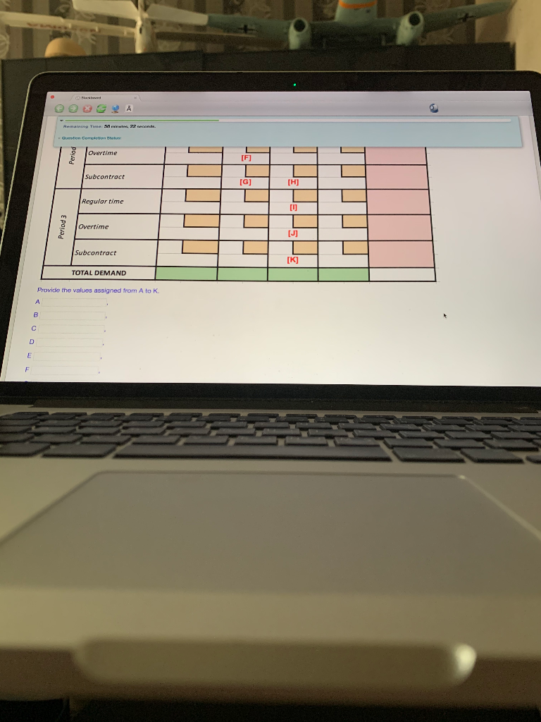 A Remaining Time embutes, 20 seconds. Question