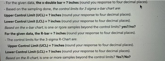 ofer to Table 56.1. Factors for Computing Control