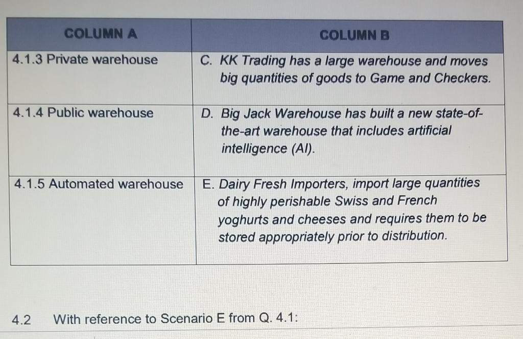 Could I kindly ask for help with Question 4.1 and