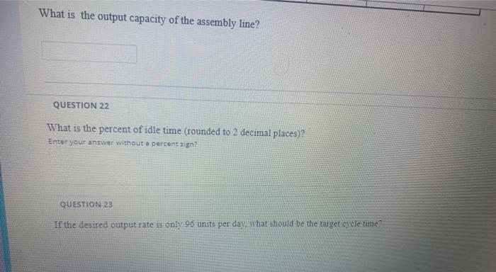 PROBLEM #2: In an assembly line, there are 7