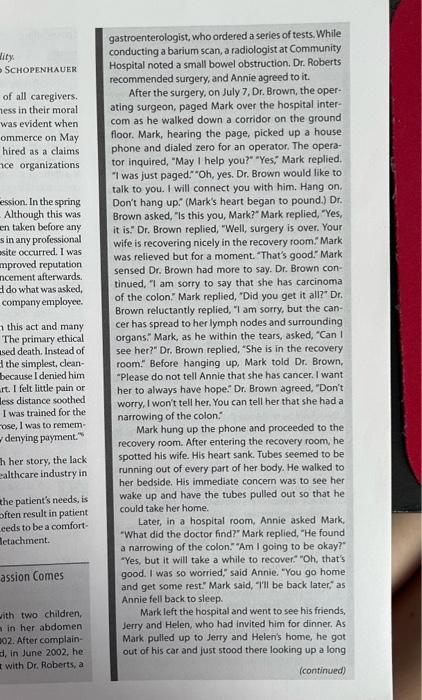 "Compassion comes in different Form case study"