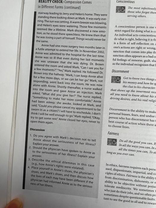 "Compassion comes in different Form case study"