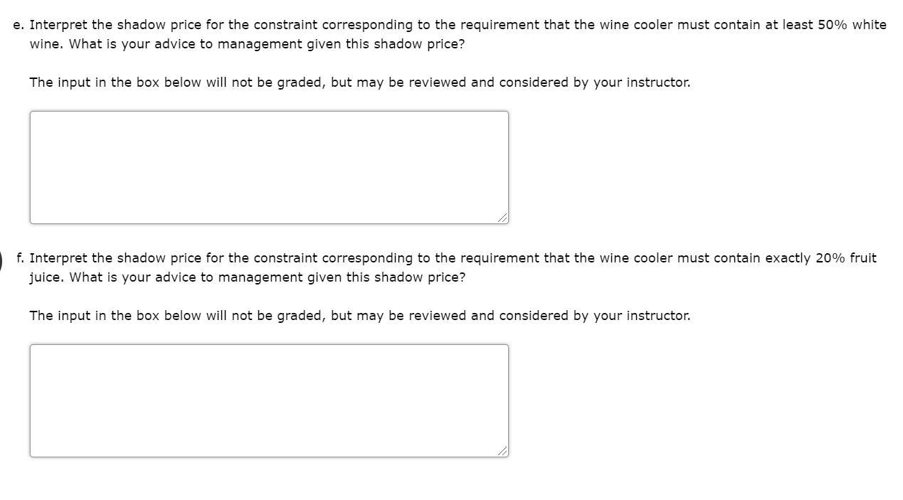 Problem 8-29 (Algorithmic) La Jolla Beverage