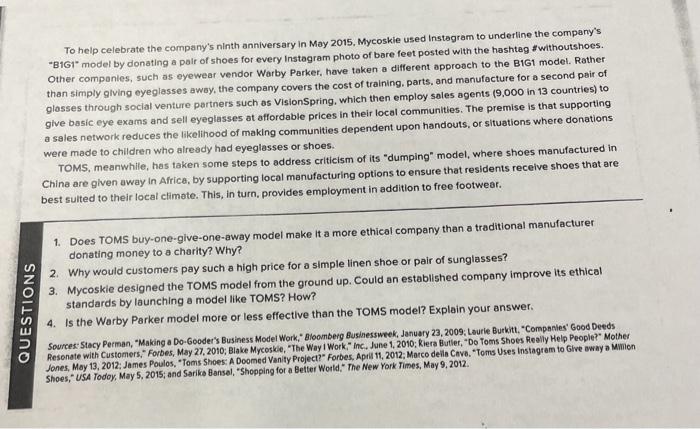 can you answer one through four in full