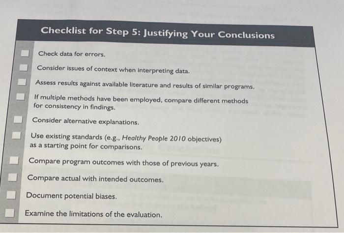 Justify your conclusions approach using CDC Study