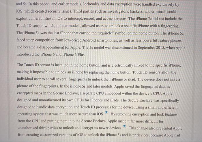 Group Post-class Memo #2 Regarding the Apple