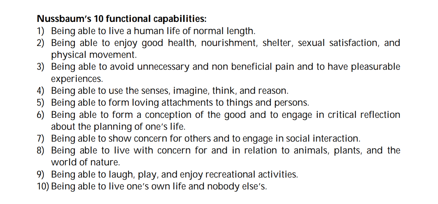 Engineering Ethics the naussbaum is at the end