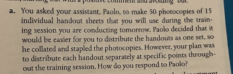 Please answer all 12 Frame negative comments