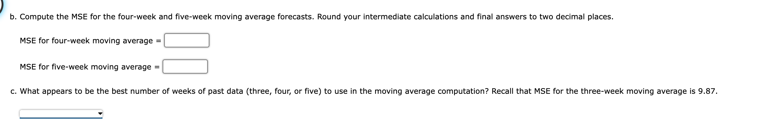 Problem 15-07 (Algorithmic) Refer to the gasoline