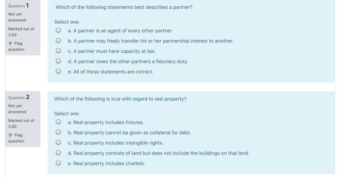 Question 1 Not yet answered Marked out of 200