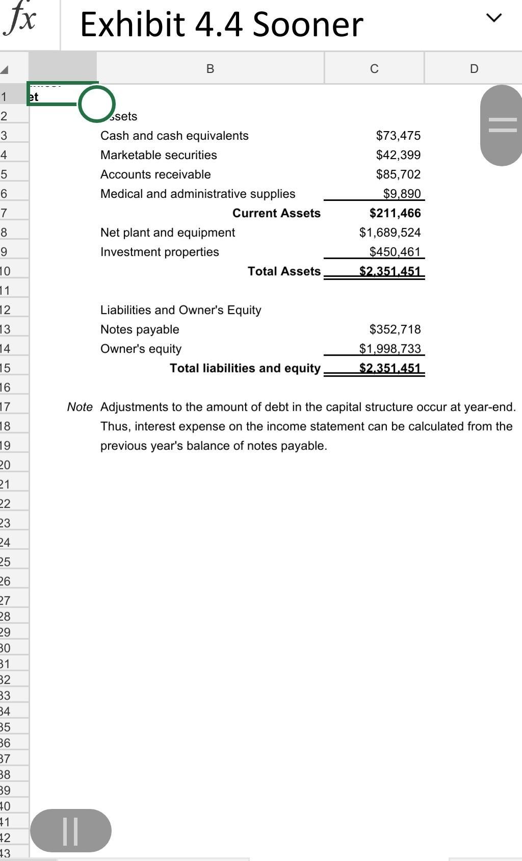Case Study 4 Unit 8 - Sooner Clinics United