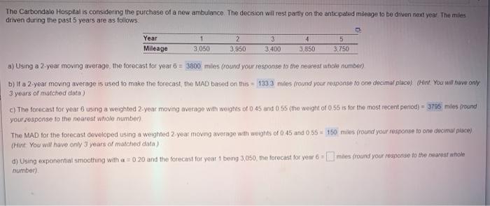 Answer question D only please 1 2 3.950 3 3.400