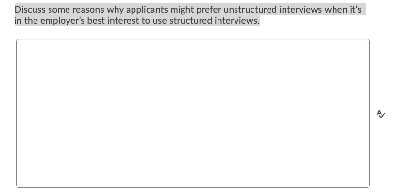Discuss some reasons why applicants might prefer