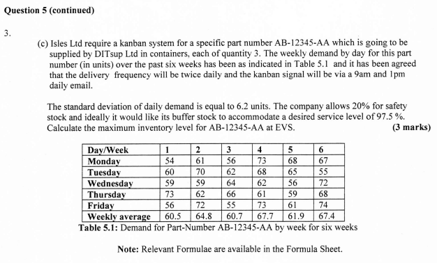 Question 5 1. Area A (currently laid out by