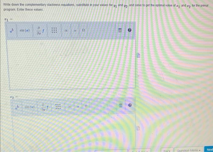 In what follows, use the a button and select a