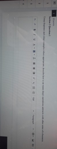 1 10 points Section 1 Question 1 1 Using diagrams