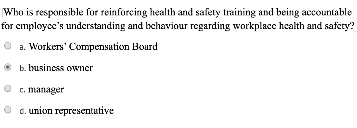 Who is responsible for reinforcing health and