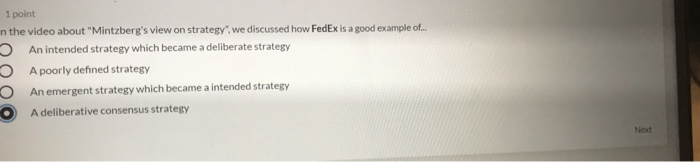 1 point in the video about 